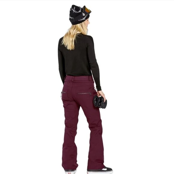 Volcom Burgundy Snow Ski Pant - Picture 6 of 8